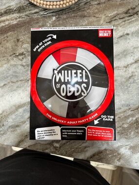 Wheel of Odds Adult Party Game - Wheel in Red and Black